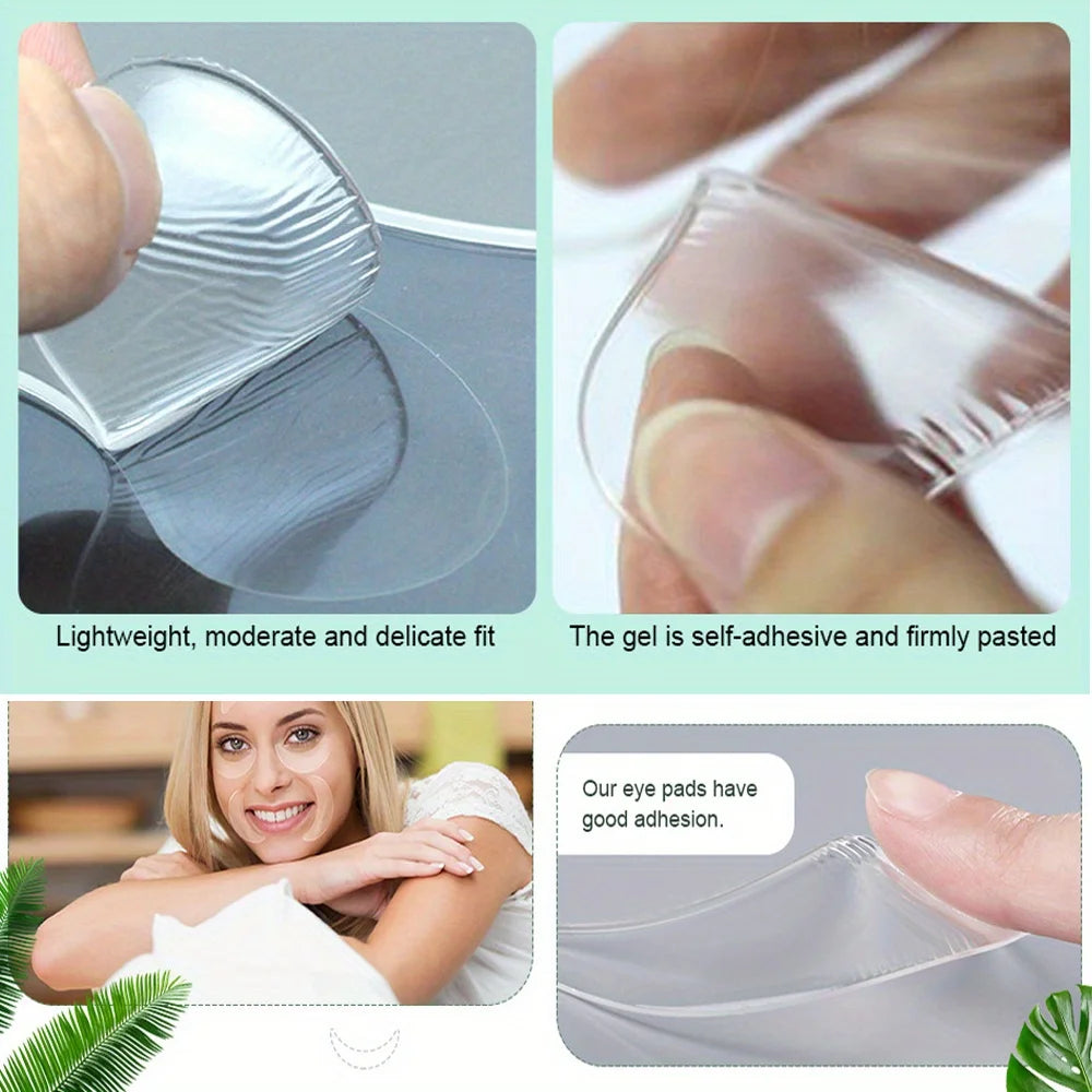 Anti-wrinkle silicone sticker