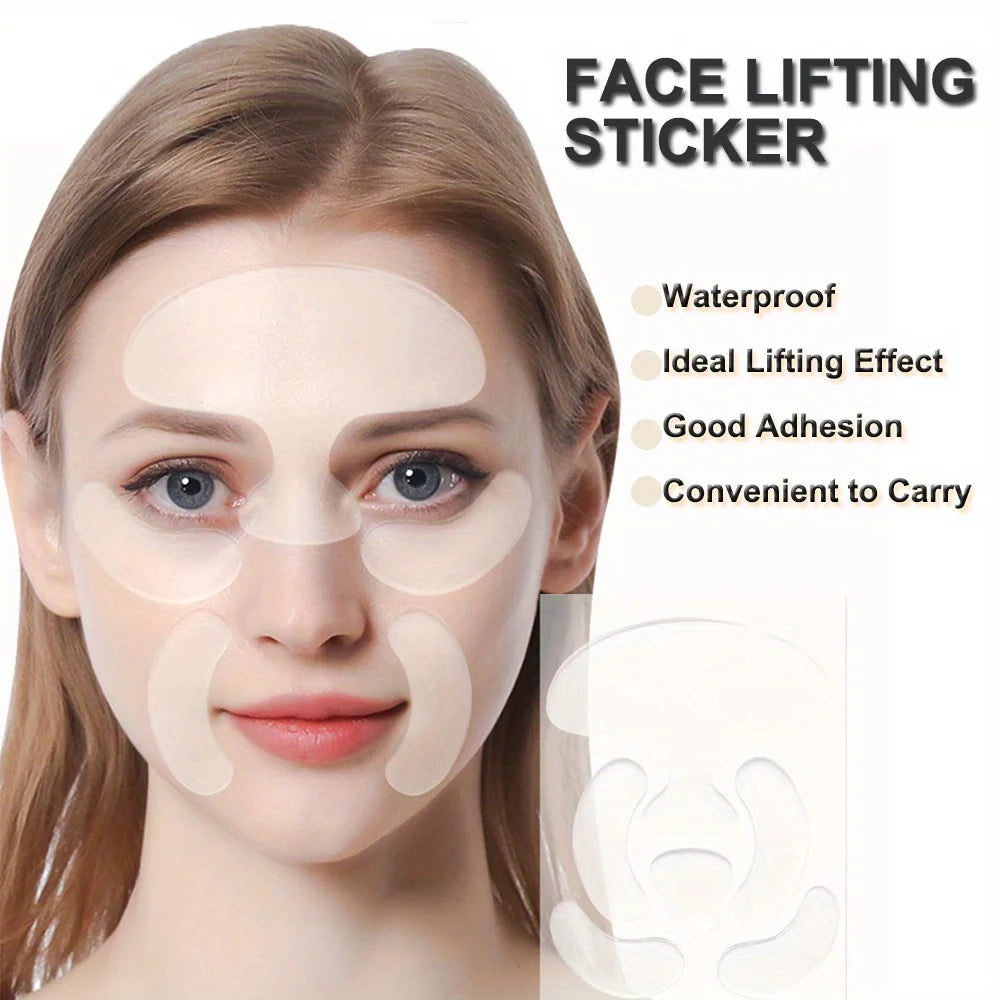 Anti-wrinkle silicone sticker