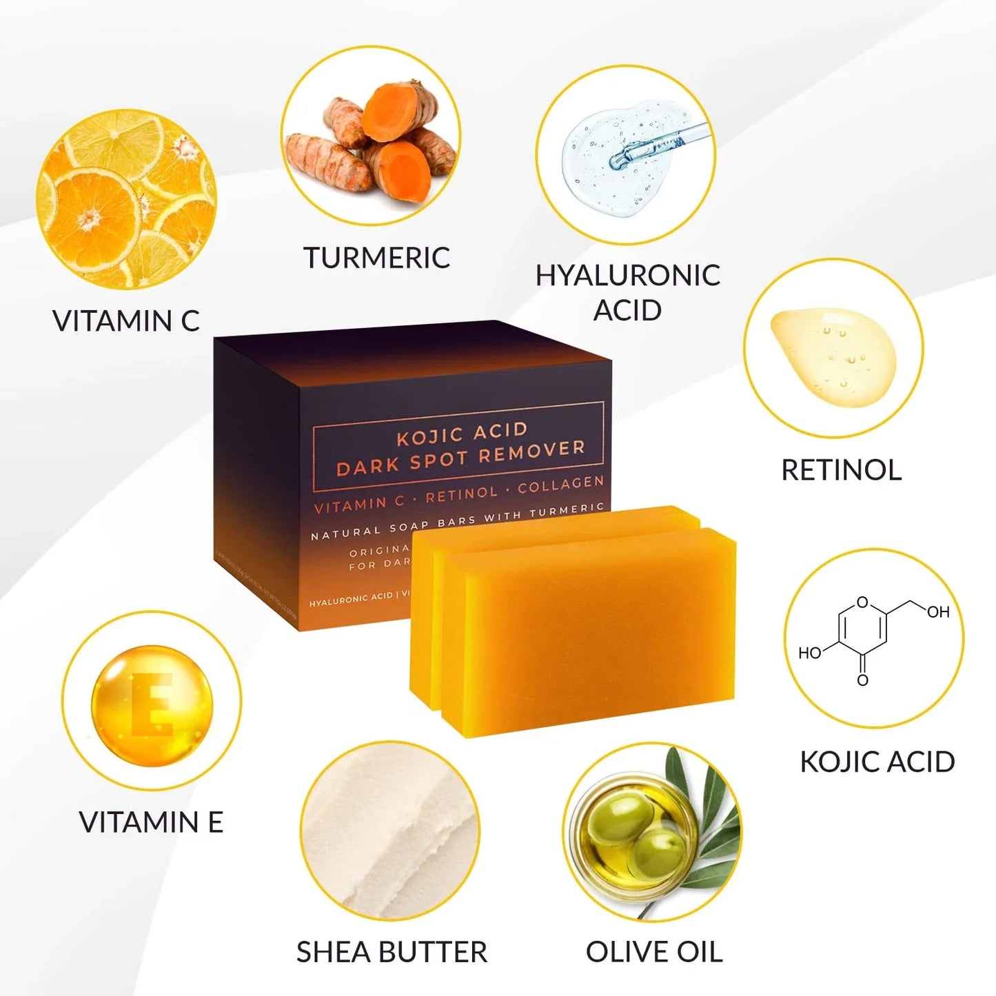 Whitening soap