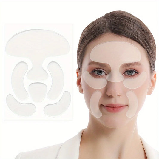 Anti-wrinkle silicone sticker