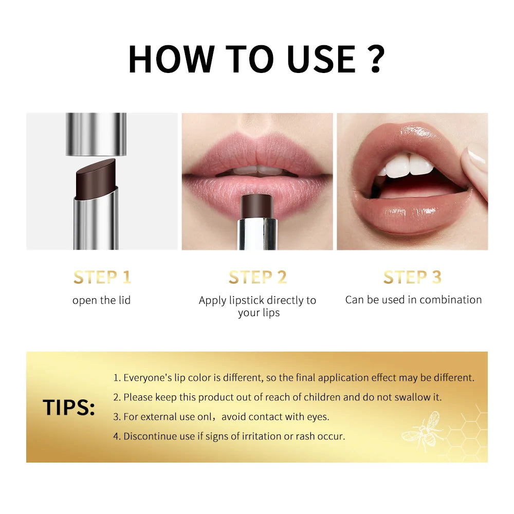 Black honey moisturizing lipstick
